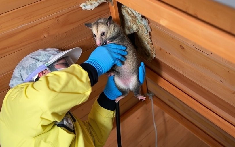 Roof & Ceiling Possum Removal in Rozelle